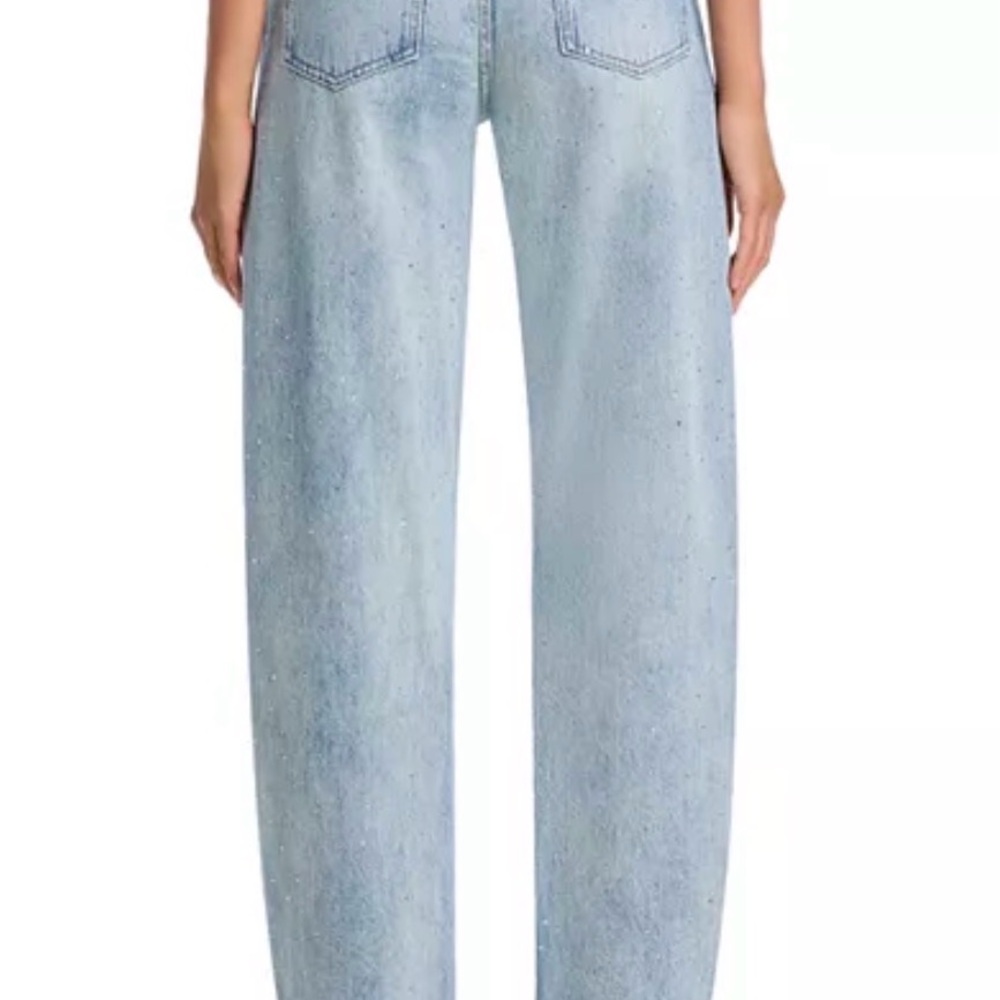 Pistola High Rise Light Blue Rhinestone Glitz Jeans - Picture 3 of 4